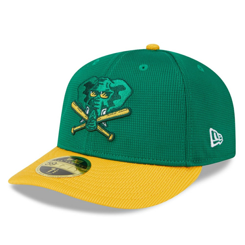 Athletics New Era 2025 Batting Practice Low Profile 59FIFTY Fitted Hat - Kelly Green - New Era Online