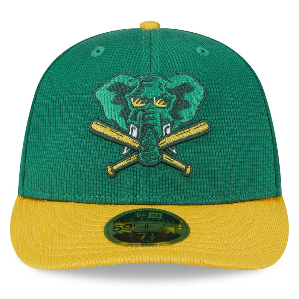 Athletics New Era 2025 Batting Practice Low Profile 59FIFTY Fitted Hat - Kelly Green - New Era Online