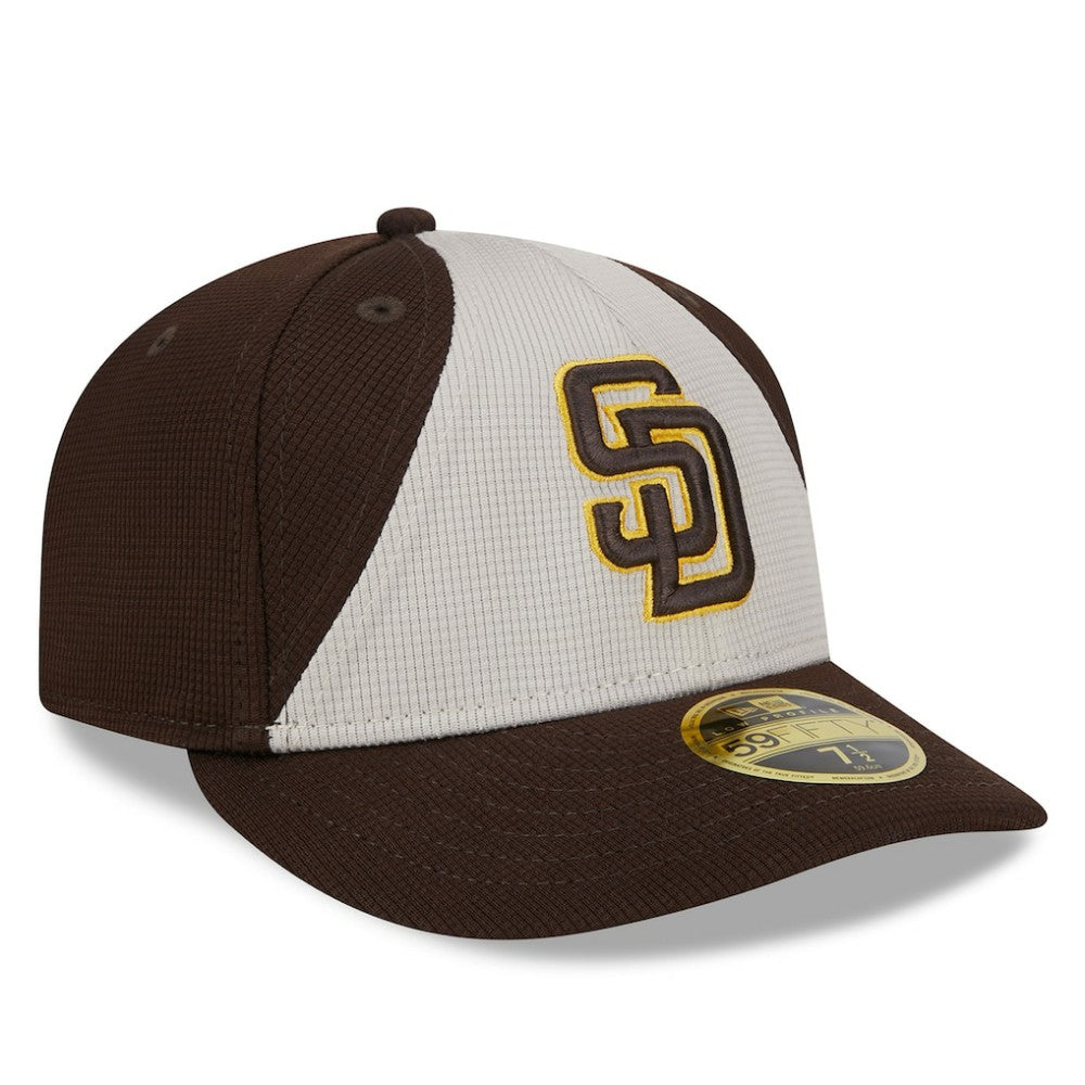 San Diego Padres New Era 2025 Batting Practice Low Profile 59FIFTY Fitted Hat - Brown - New Era Discount