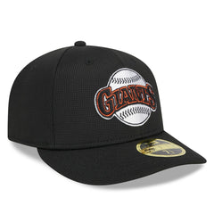 San Francisco Giants New Era 2025 Batting Practice Low Profile 59FIFTY Fitted Hat - Black - New Era Online