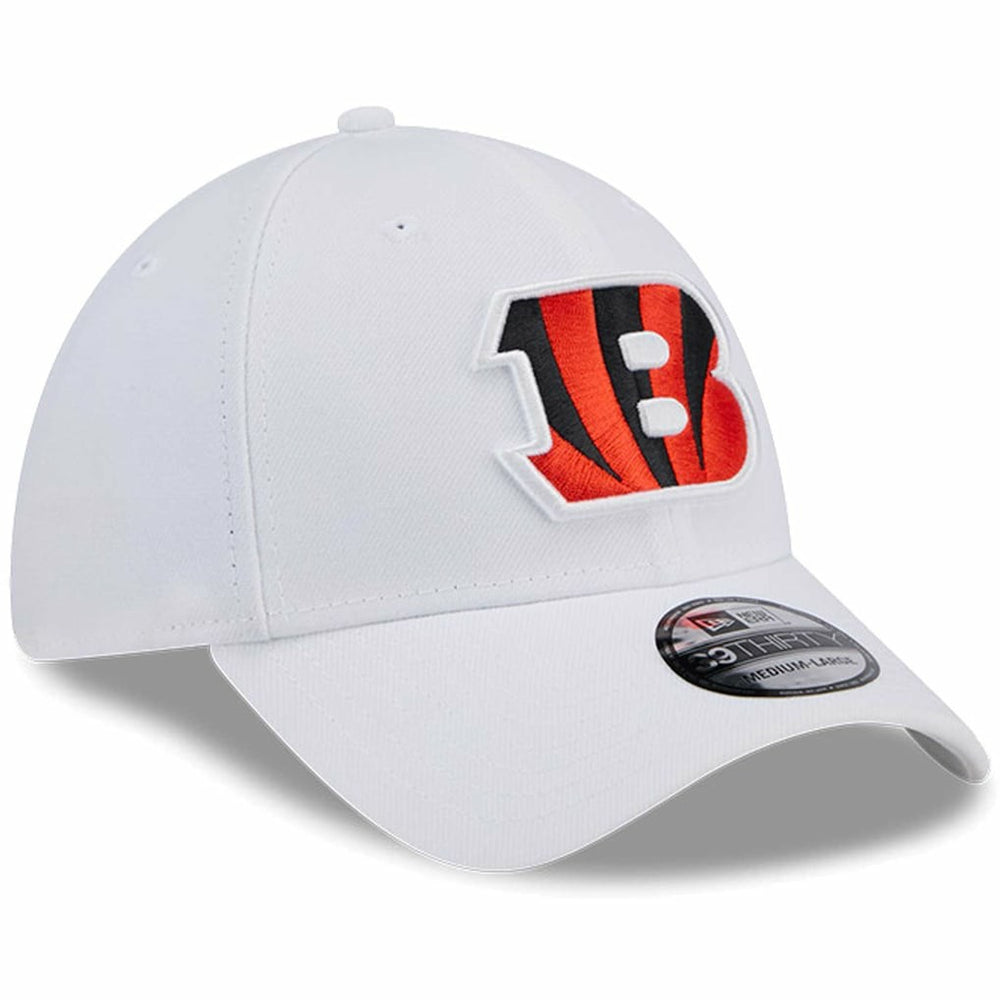 Cincinnati Bengals New Era Main 39THIRTY Flex Hat White