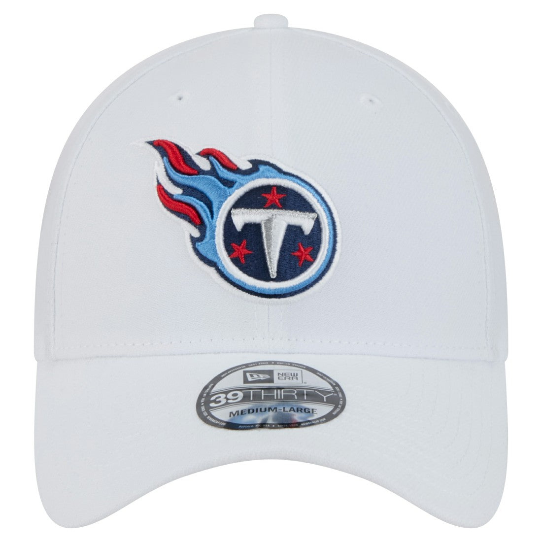 Tennessee Titans New Era Main 39THIRTY Flex Hat White