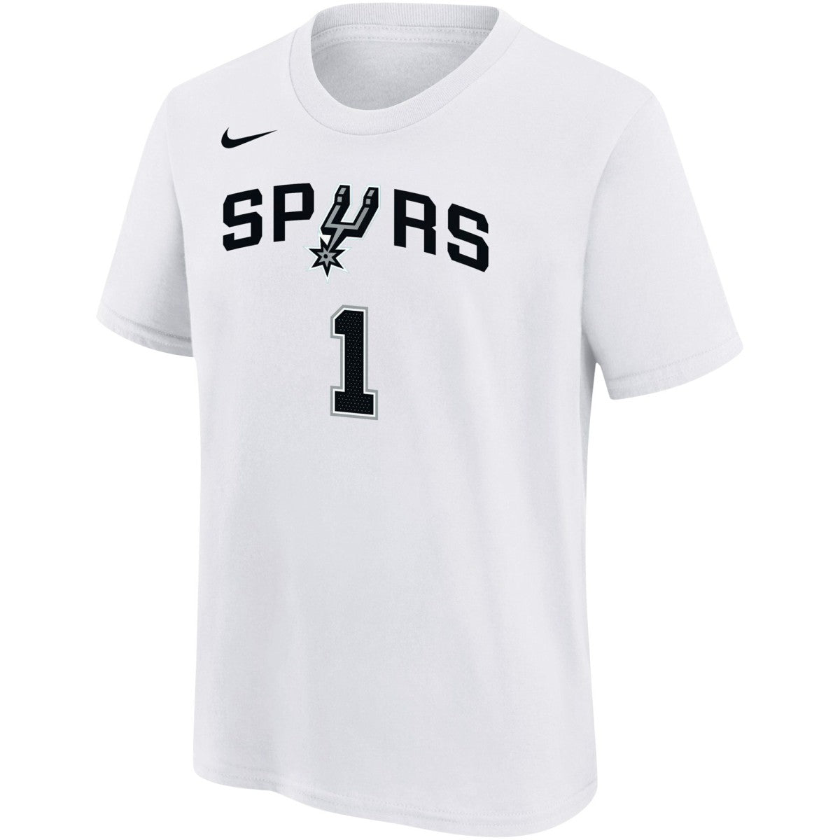 Victor Wembanyama San Antonio Spurs Youth Name & Number Association T-Shirt White | Nike Near Me