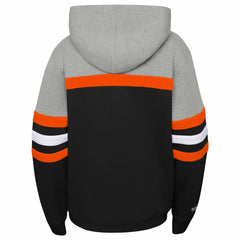 Phoenix Suns Youth Hardwood Classics Head Coach Pullover Hoodie Black/Heather Gray | Mitchell & Ness outlet