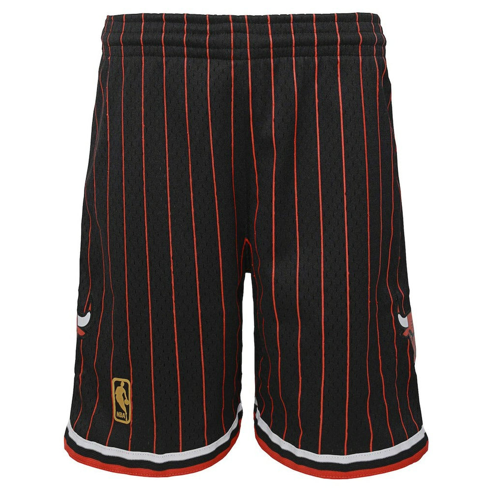 Chicago Bulls Youth Hardwood Classics Swingman Shorts Black | Mitchell & Ness Lifestyle