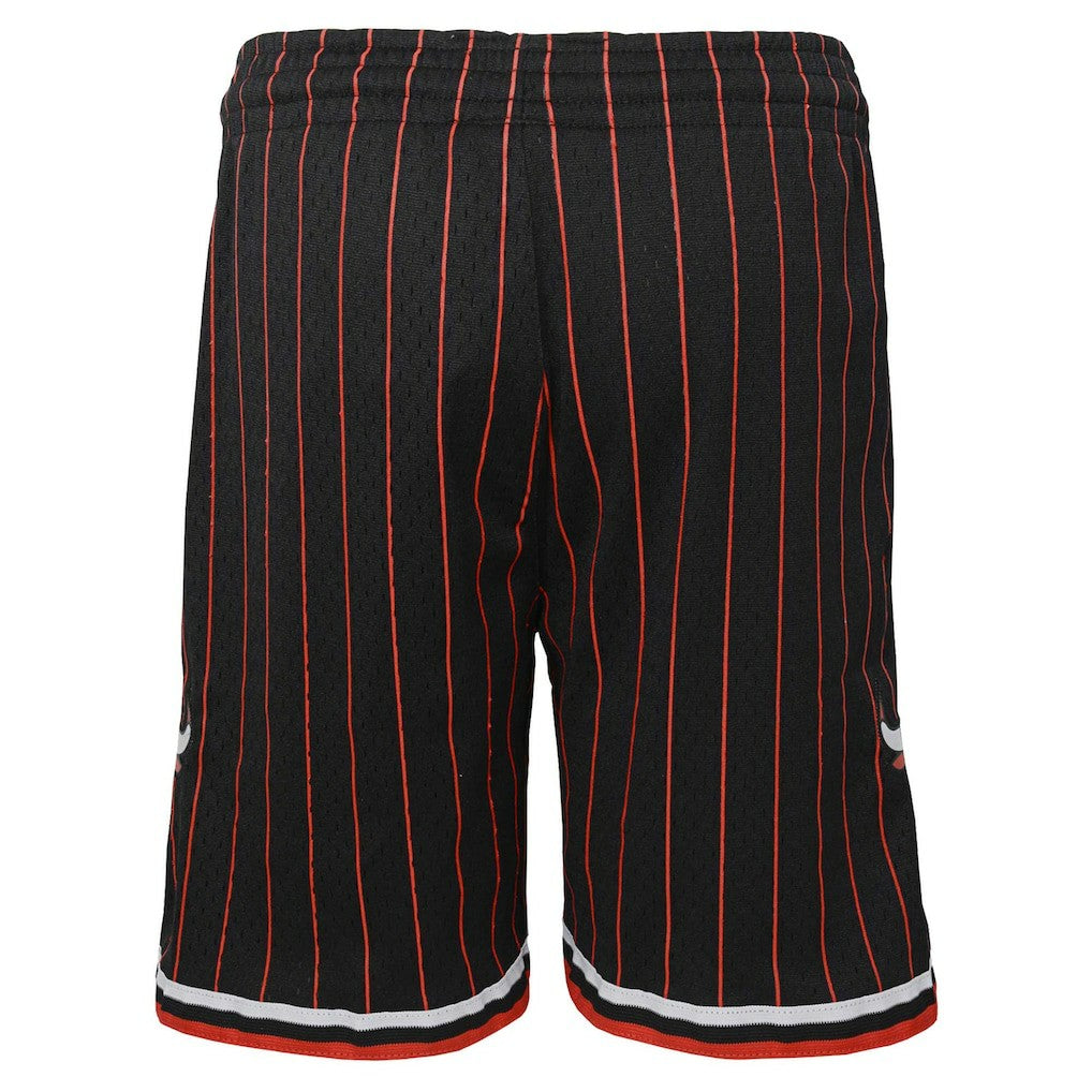 Chicago Bulls Youth Hardwood Classics Swingman Shorts Black | Mitchell & Ness Lifestyle