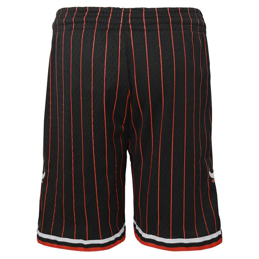 Chicago Bulls Youth Hardwood Classics Swingman Shorts Black | Mitchell & Ness Lifestyle