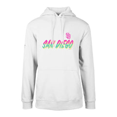 San Diego Padres Levelwear City Connect Podium Core Logo Pullover Hoodie - White - MLB Lifestyle