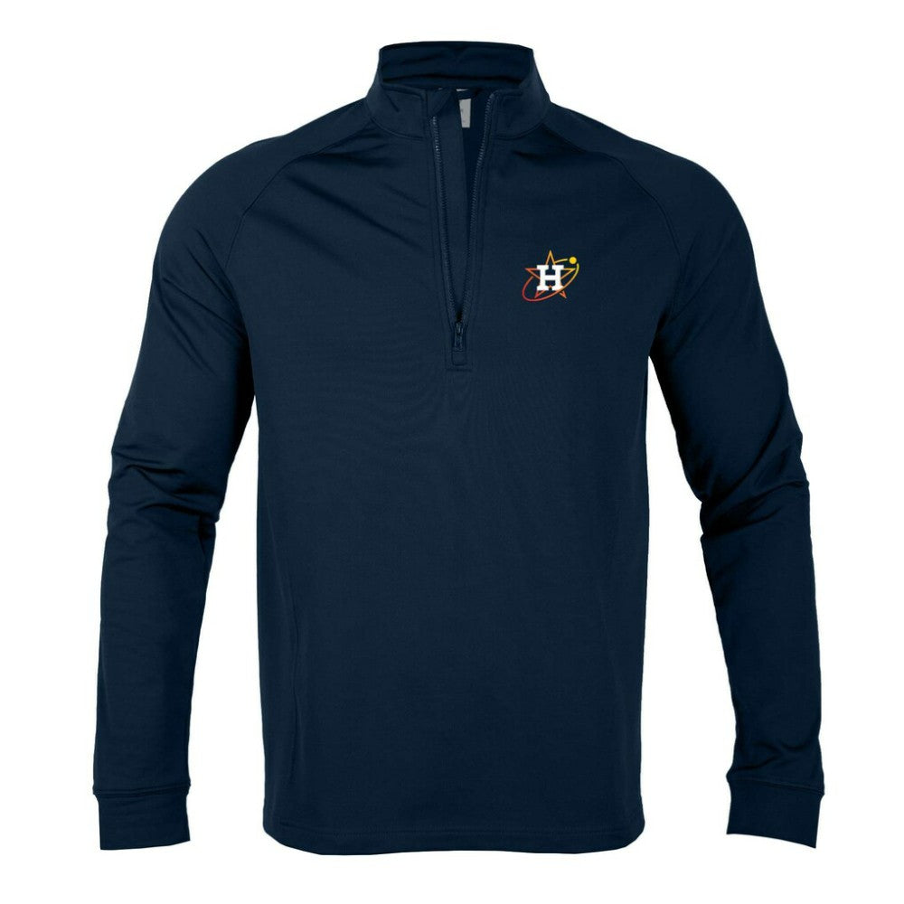 Houston Astros Levelwear City Connect Calibre Insignia Core Quarter-Zip Pullover Top - Navy - MLB Sale
