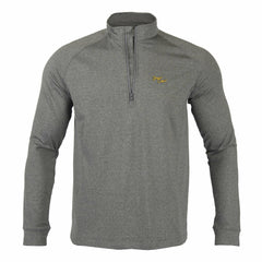 Milwaukee Brewers Levelwear City Connect Calibre Insignia Core Quarter-Zip Pullover Top - Heather Charcoal - MLB Discount