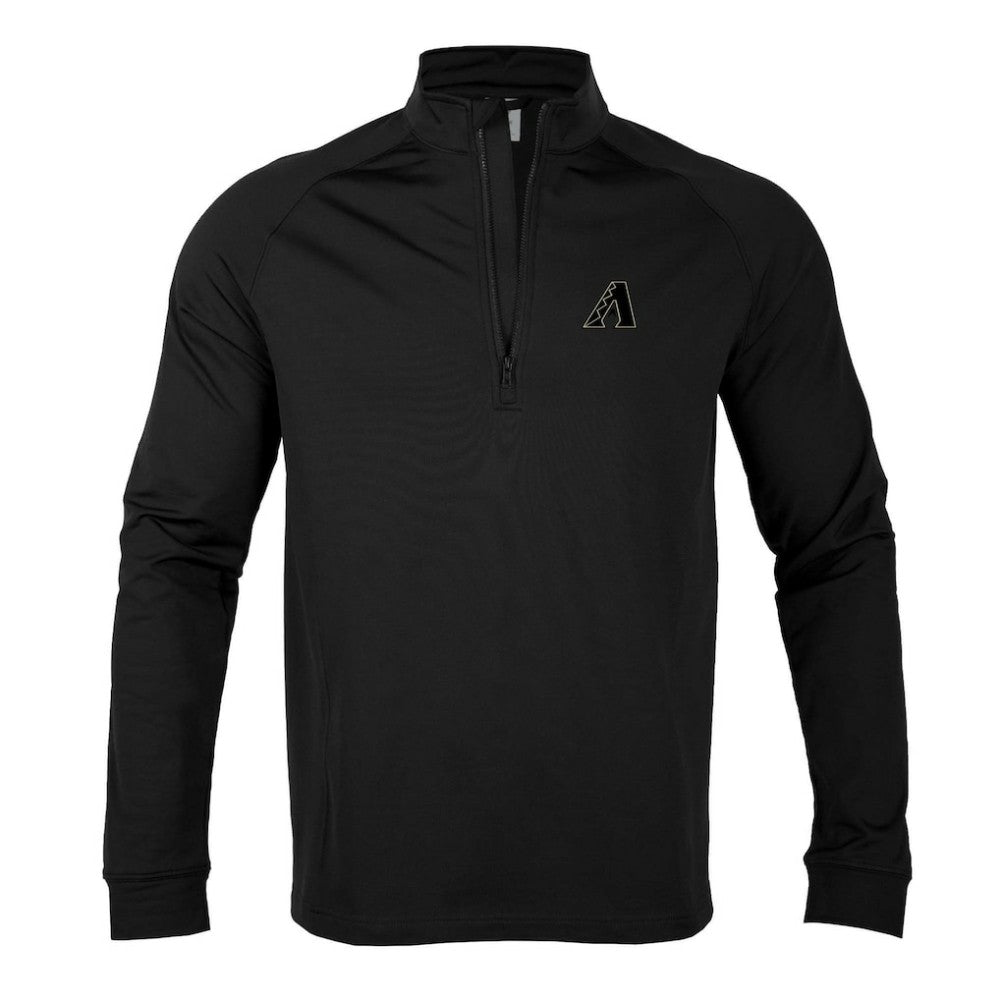 Arizona Diamondbacks Levelwear City Connect Calibre Insignia Core Quarter-Zip Pullover Top - Black - MLB on Sale