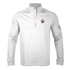 Colorado Rockies Levelwear City Connect Calibre Insignia Core Quarter-Zip Pullover Top - White - MLB Lifestyle