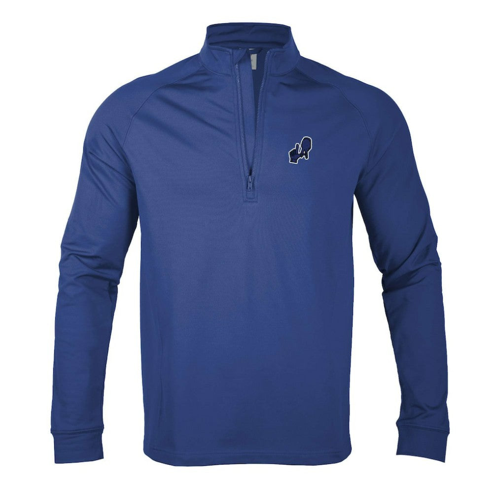 Los Angeles Dodgers Levelwear City Connect Calibre Insignia Core Quarter-Zip Pullover Top - Royal - MLB on Sale