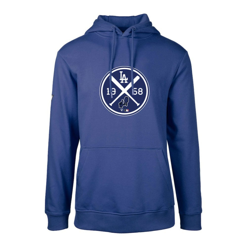 Los Angeles Dodgers Levelwear City Connect Podium Strike Pullover Hoodie - Royal - MLB Sale