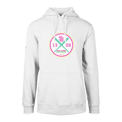 San Diego Padres Levelwear City Connect Podium Strike Pullover Hoodie - White - MLB Online