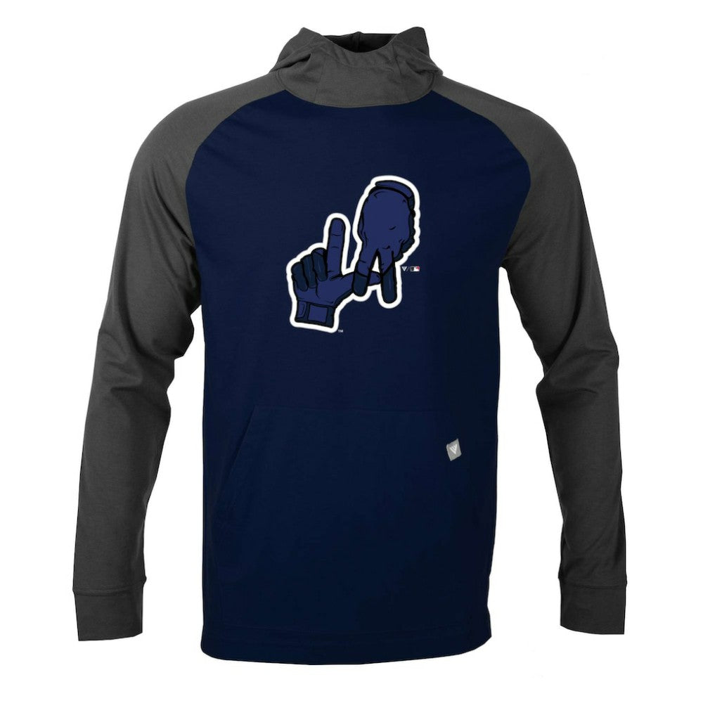 Los Angeles Dodgers Levelwear City Connect Uproar Core Logo Pullover Hoodie - Navy - MLB Lifestyle