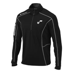 Utah Jazz Omni-Wick Shotgun Quarter-Zip Pullover Top Black | Columbia Near Me