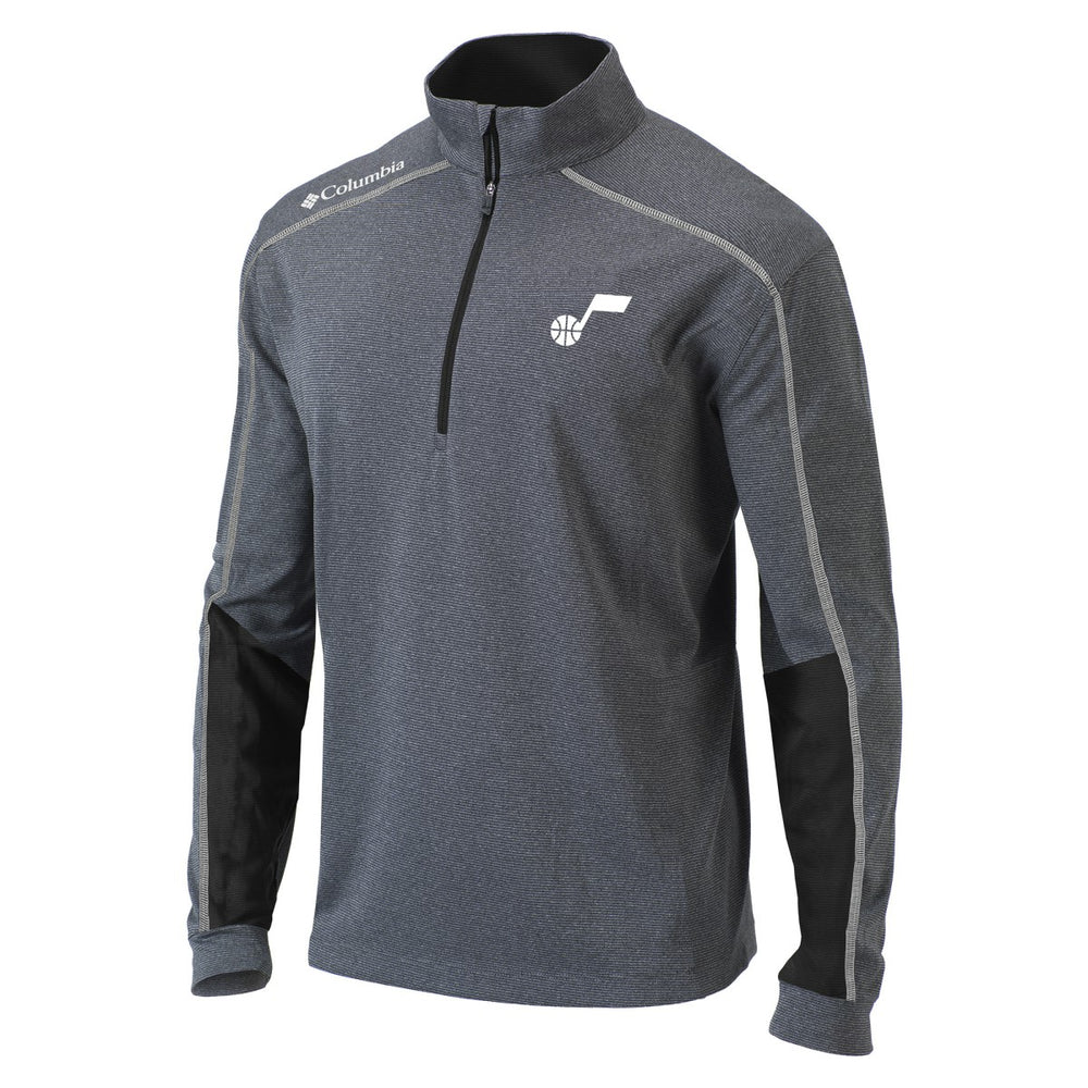 Utah Jazz Omni-Wick Shotgun 2.0 Quarter-Zip Pullover Top Black | Columbia outlet