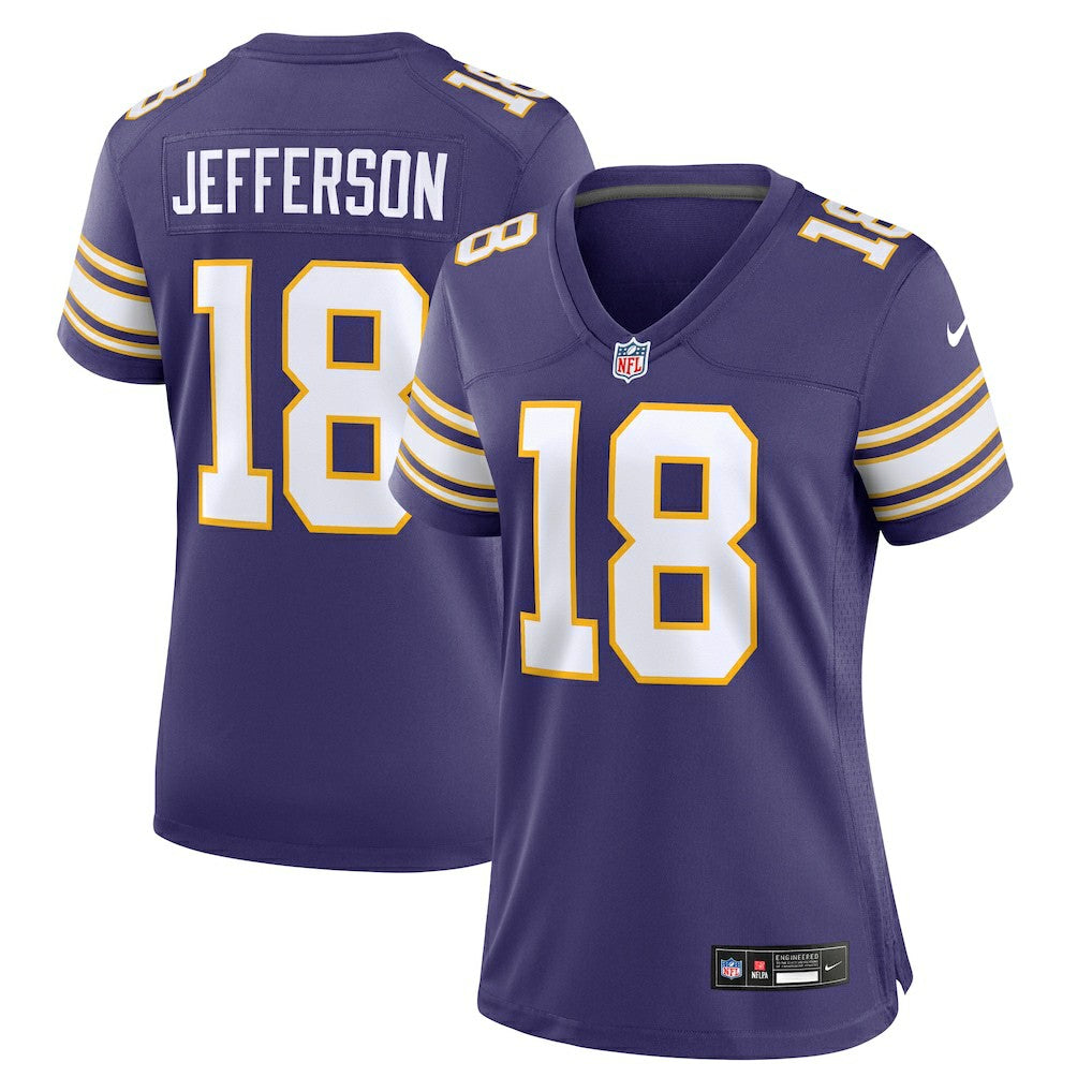 Nike Justin Jefferson Minnesota Vikings Women's Player Jersey Purple