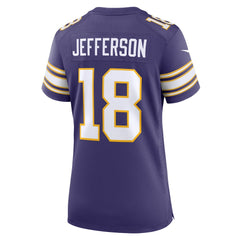 Nike Justin Jefferson Minnesota Vikings Women's Player Jersey Purple
