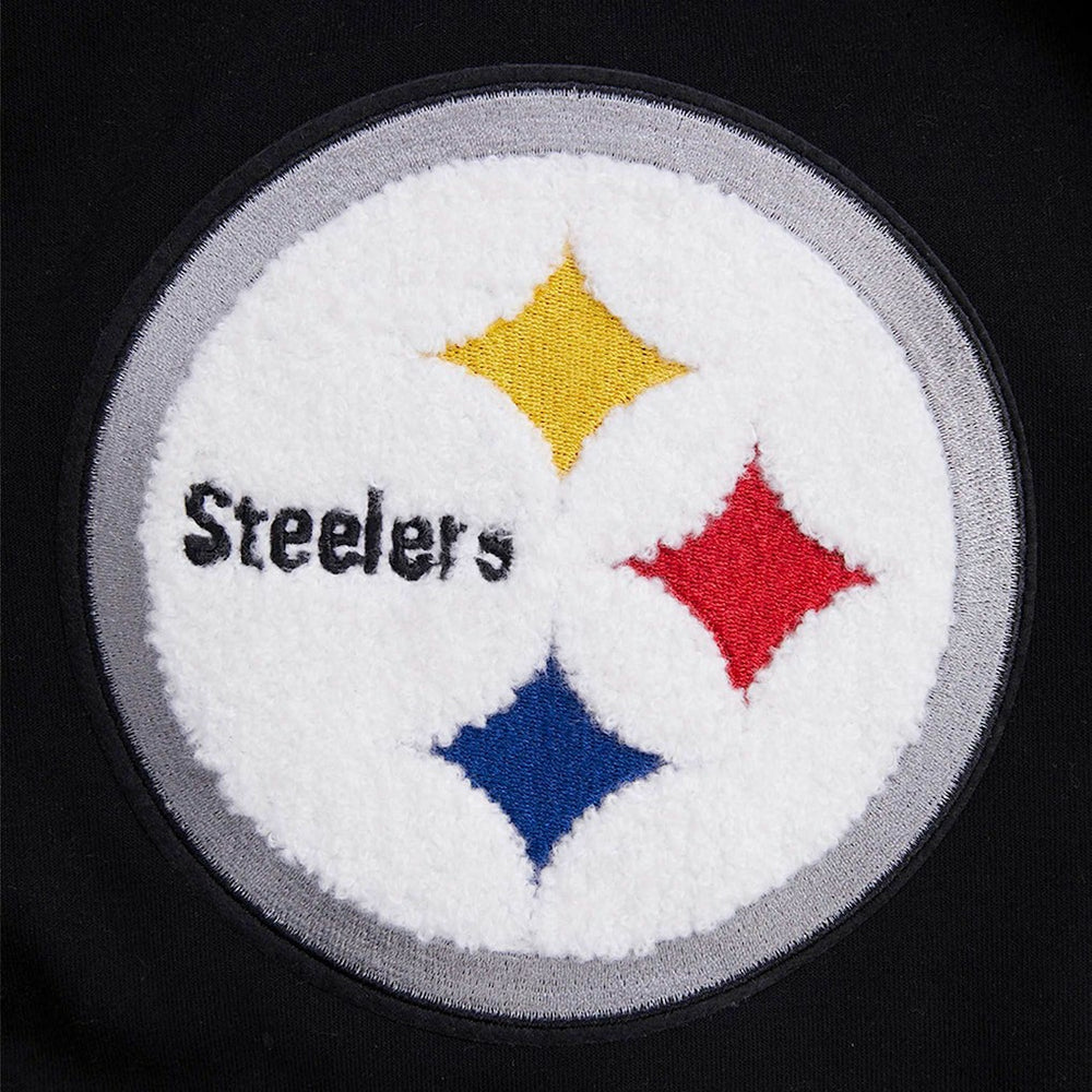 Pittsburgh Steelers Pro Standard Classic Chenille Shorts Black