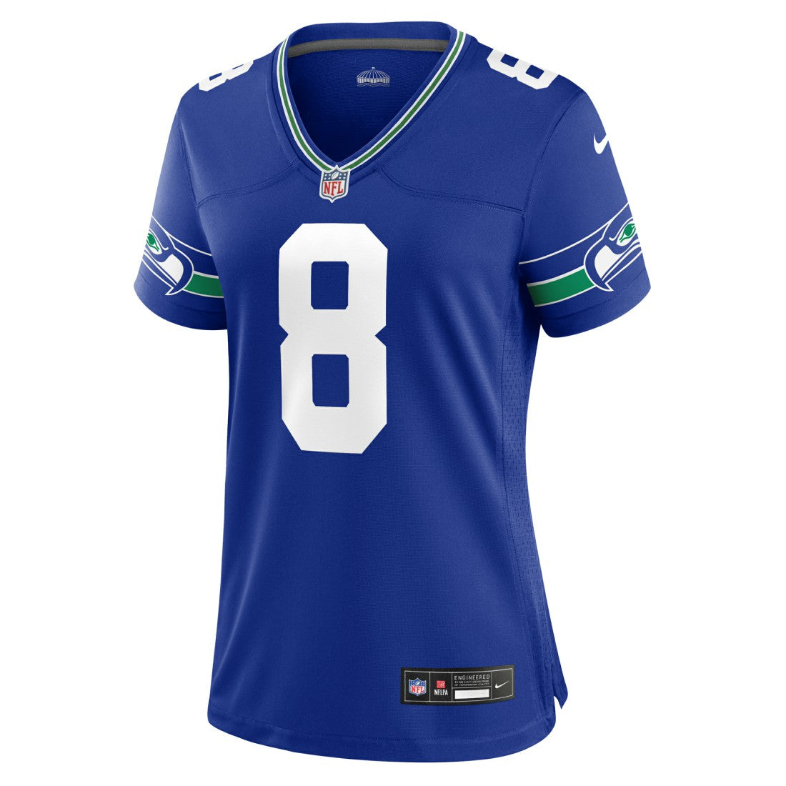Nike Coby Bryant Seattle Seahawks Women's Throwback Player Game Jersey Royal