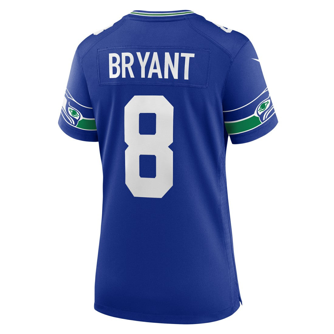Nike Coby Bryant Seattle Seahawks Women's Throwback Player Game Jersey Royal