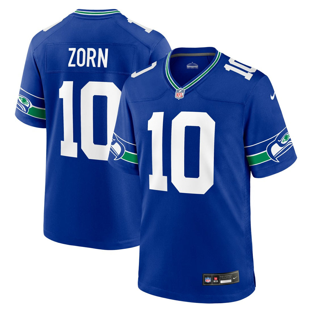Nike Jim Zorn Seattle Seahawks Retired Player Alternate Game Jersey Royal