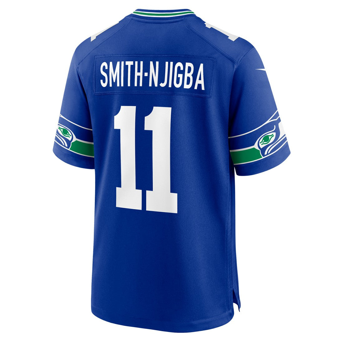 Nike Jaxon Smith-Njigba Seattle Seahawks Throwback Player Game Jersey Royal