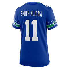 Nike Jaxon Smith-Njigba Seattle Seahawks Women's Throwback Player Game Jersey Royal
