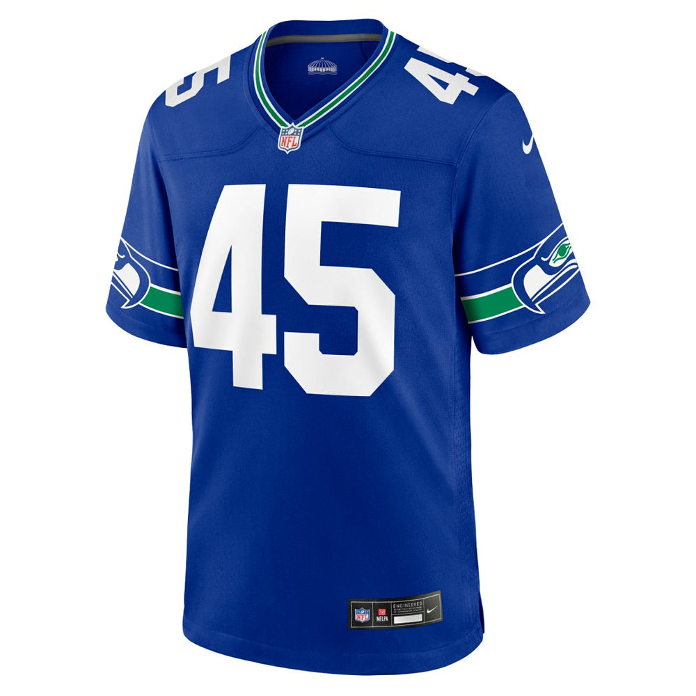 Nike Kenny Easley Seattle Seahawks Retired Player Alternate Game Jersey Royal