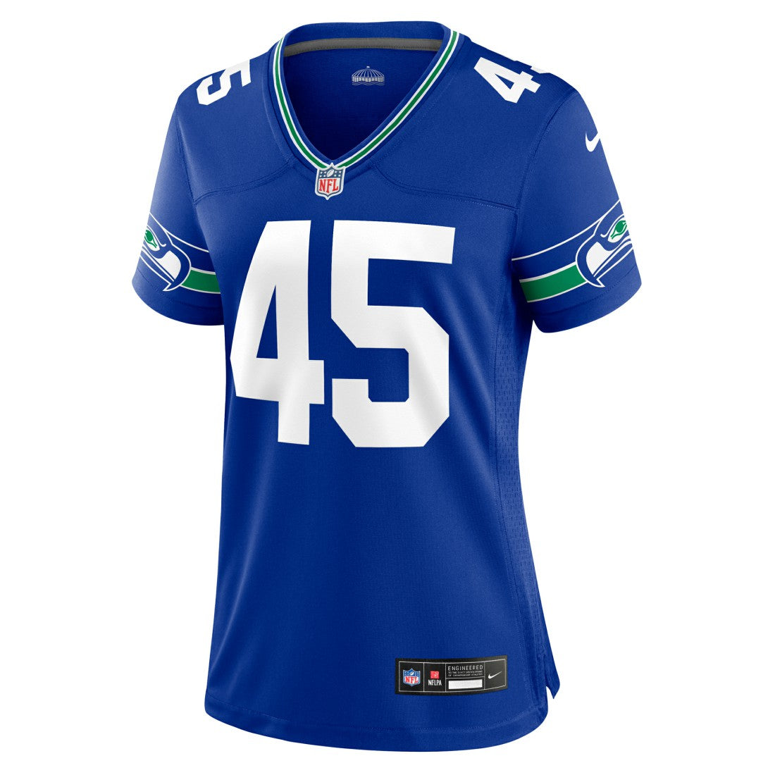 Nike Kenny Easley Seattle Seahawks Women's Throwback Retired Player Game Jersey Royal