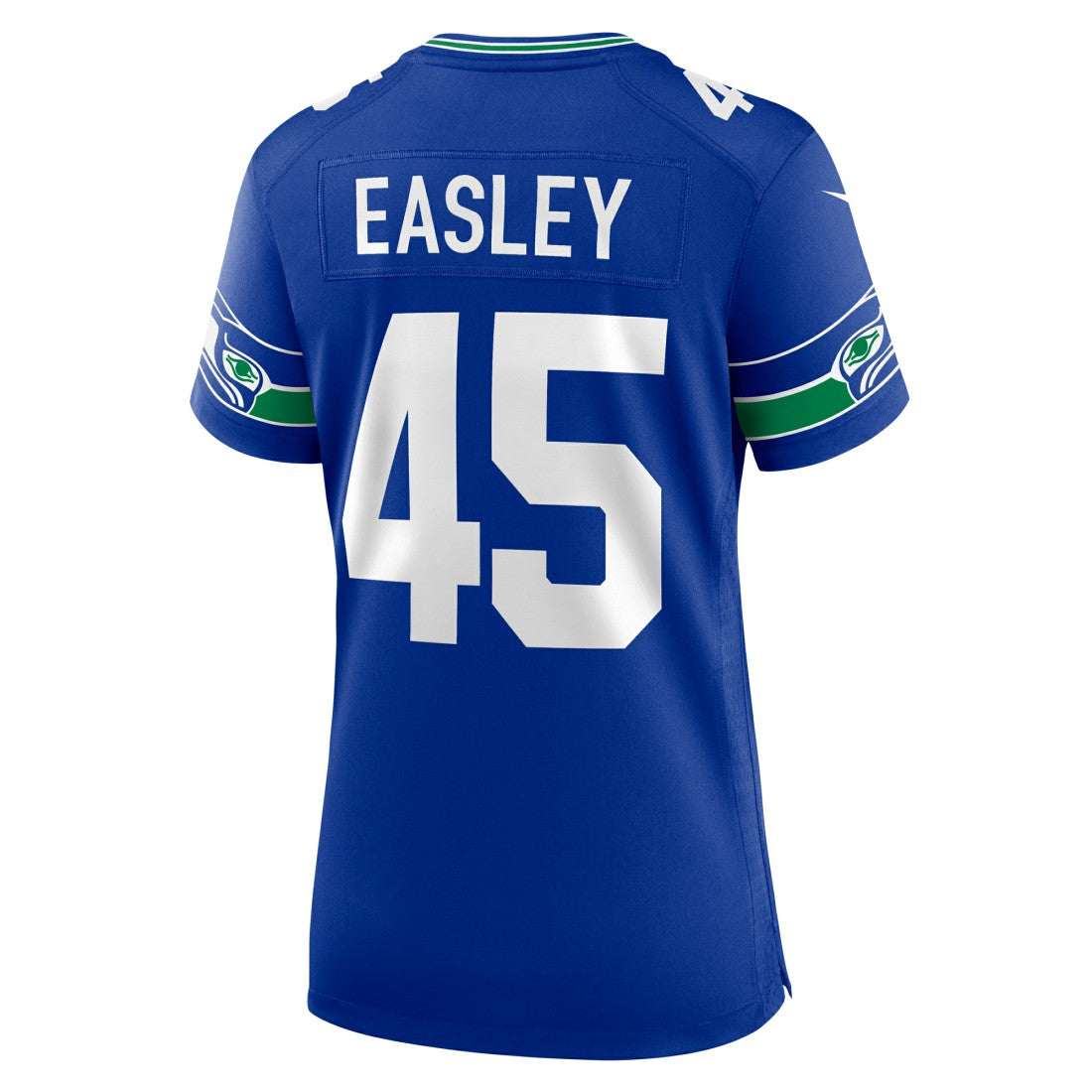 Nike Kenny Easley Seattle Seahawks Women's Throwback Retired Player Game Jersey Royal