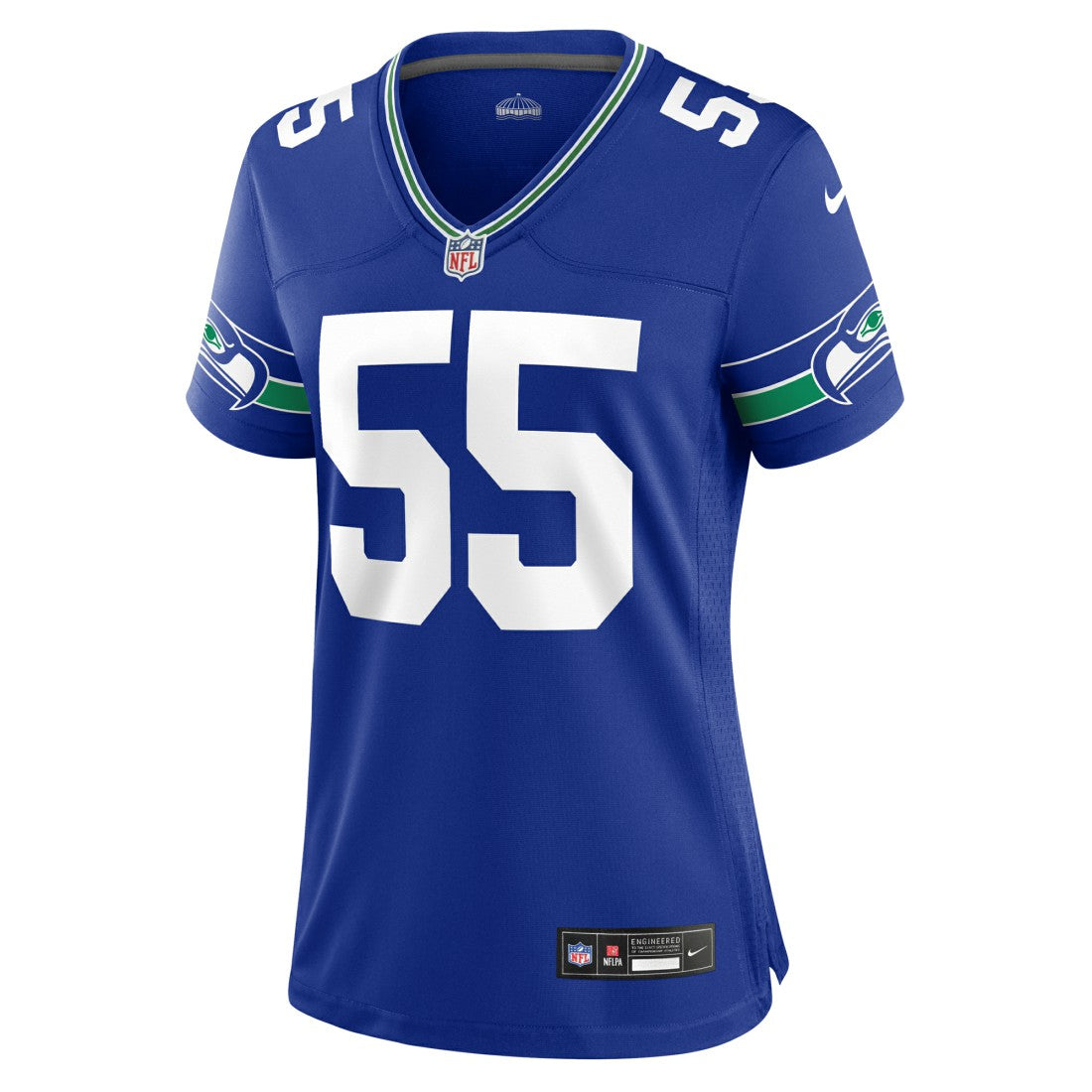 Nike Brian Bosworth Seattle Seahawks Women's Throwback Retired Player Game Jersey Royal
