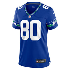 Nike Steve Largent Seattle Seahawks Women's Throwback Retired Player Game Jersey Royal