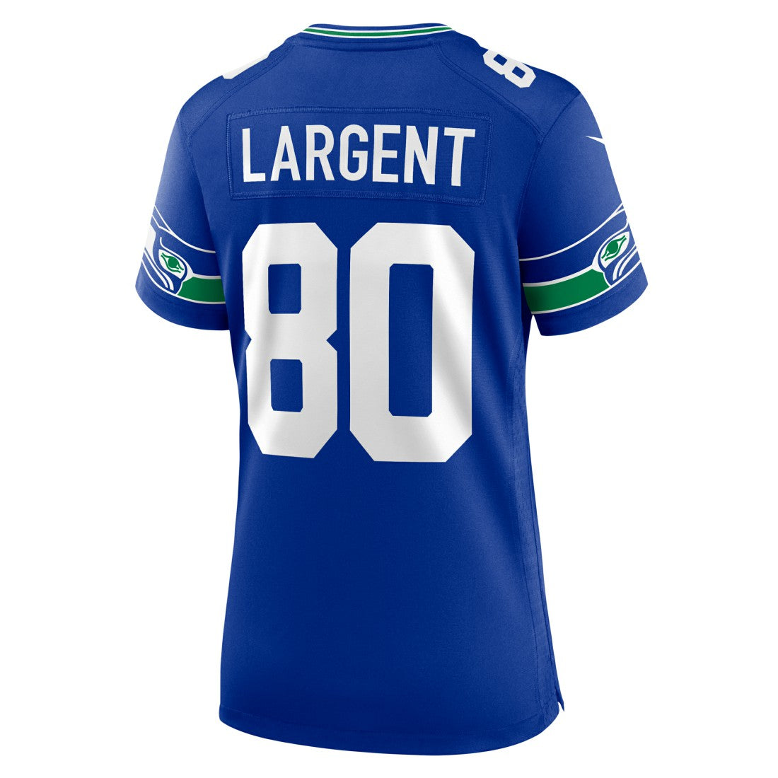 Nike Steve Largent Seattle Seahawks Women's Throwback Retired Player Game Jersey Royal