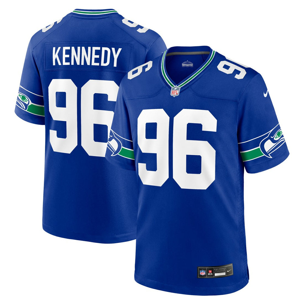 Nike Cortez Kennedy Seattle Seahawks Retired Player Alternate Game Jersey Royal