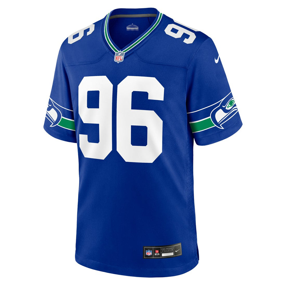 Nike Cortez Kennedy Seattle Seahawks Retired Player Alternate Game Jersey Royal