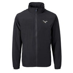 Philadelphia Eagles Cutter & Buck Charter Eco Recycled Full-Zip Jacket Black