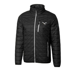 Philadelphia Eagles Cutter & Buck Rainier PrimaLoft Eco Insulated Full-Zip Puffer Jacket Black