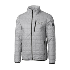 Philadelphia Eagles Cutter & Buck Rainier PrimaLoft Eco Insulated Full-Zip Puffer Jacket Silver