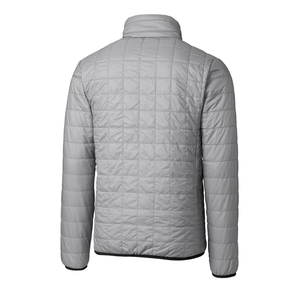 Philadelphia Eagles Cutter & Buck Rainier PrimaLoft Eco Insulated Full-Zip Puffer Jacket Silver