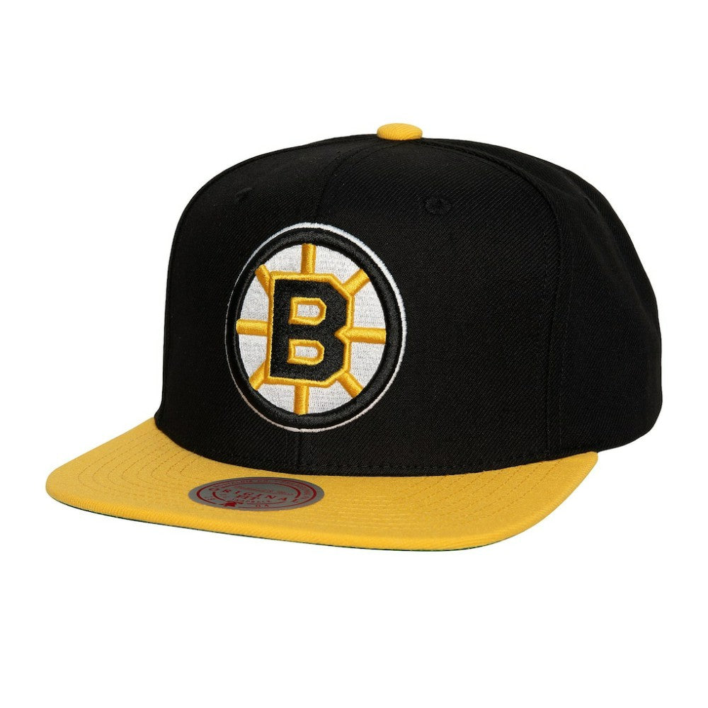 Boston Bruins Mitchell & Ness Core Team Ground 2.0 Snapback Hat - Black - NHL 200398849