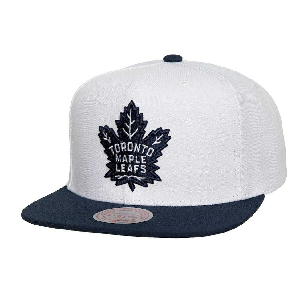 Toronto Maple Leafs Mitchell & Ness Core Team Ground 2.0 Snapback Hat - White - NHL 200398862