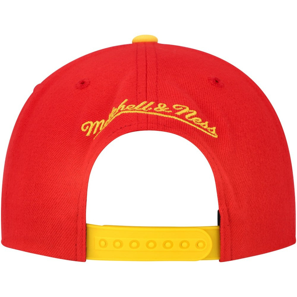 Calgary Flames Mitchell & Ness Core Team Ground 2.0 Snapback Hat - Red - NHL 200398864