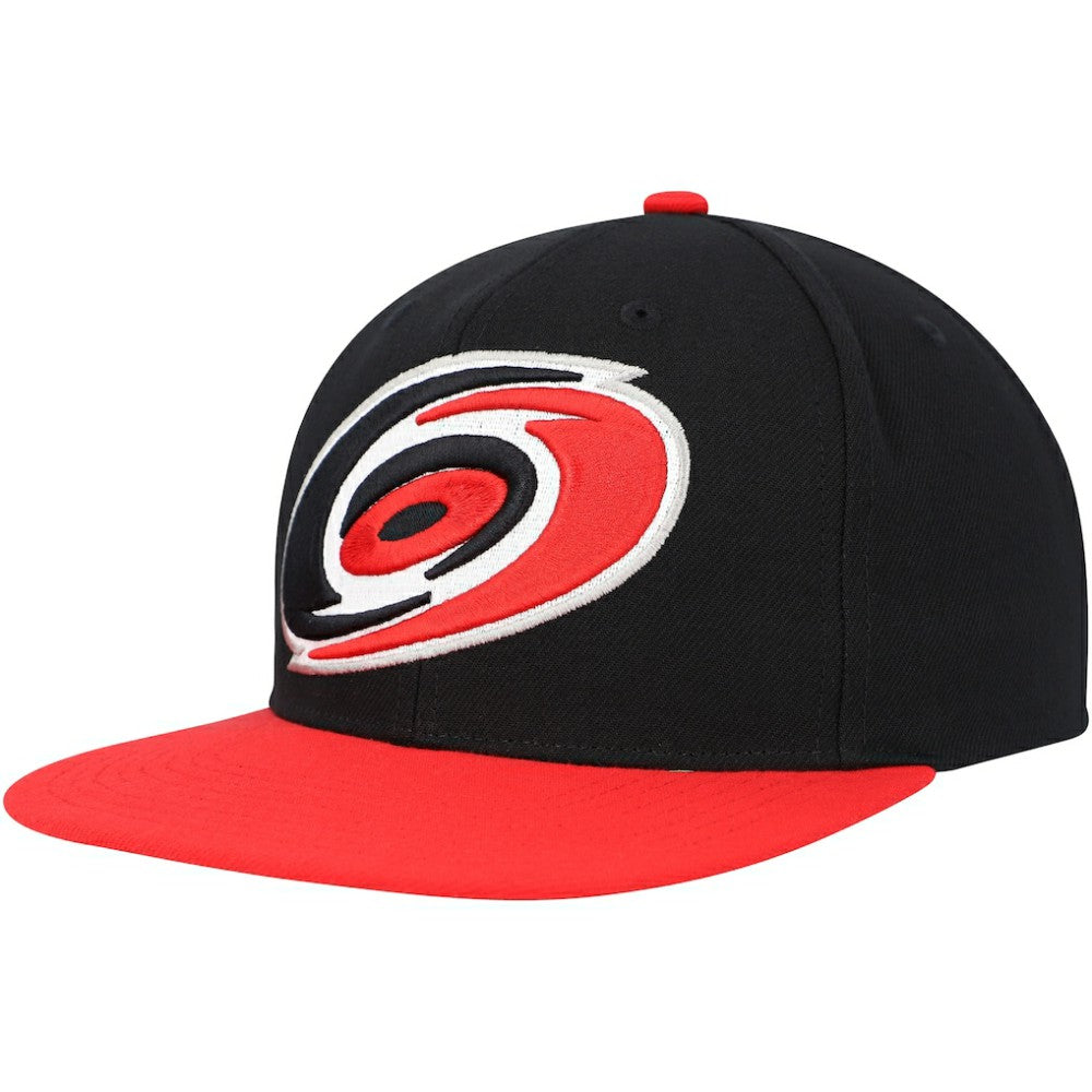 Carolina Hurricanes Mitchell & Ness Core Team Ground 2.0 Snapback Hat - Black - NHL 200398865