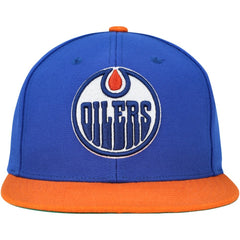 Edmonton Oilers Mitchell & Ness Core Team Ground 2.0 Snapback Hat - Blue - NHL 200398867