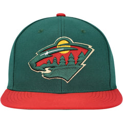 Minnesota Wild Mitchell & Ness Core Team Ground 2.0 Snapback Hat - Green - NHL 200398869