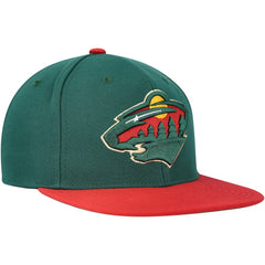 Minnesota Wild Mitchell & Ness Core Team Ground 2.0 Snapback Hat - Green - NHL 200398869
