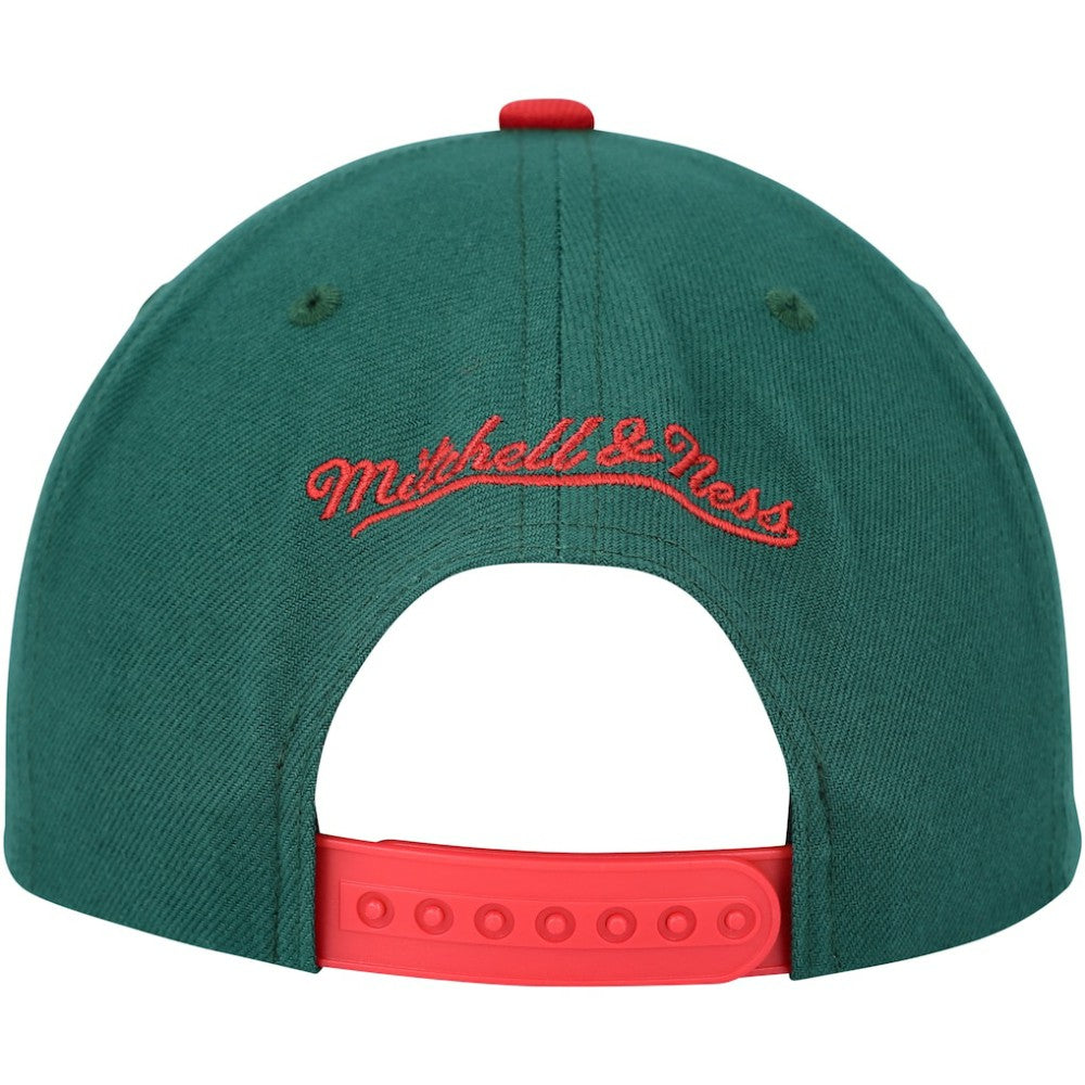 Minnesota Wild Mitchell & Ness Core Team Ground 2.0 Snapback Hat - Green - NHL 200398869
